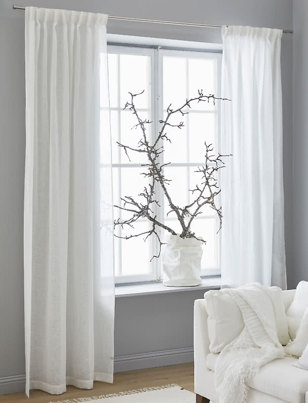 Dalsland Curtain White | HIMLA