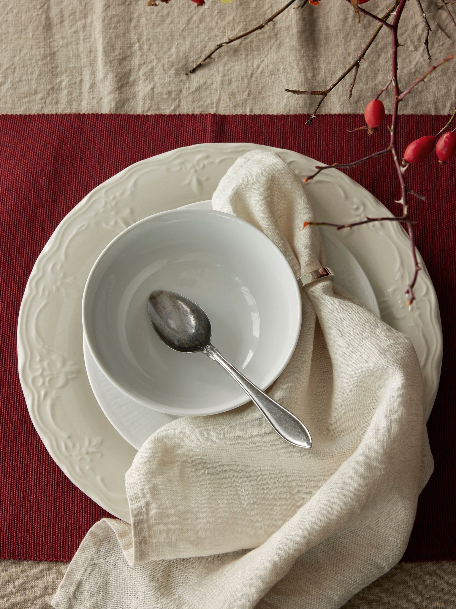 Bistro Bordstablett Lingonberry 2-pack | HIMLA
