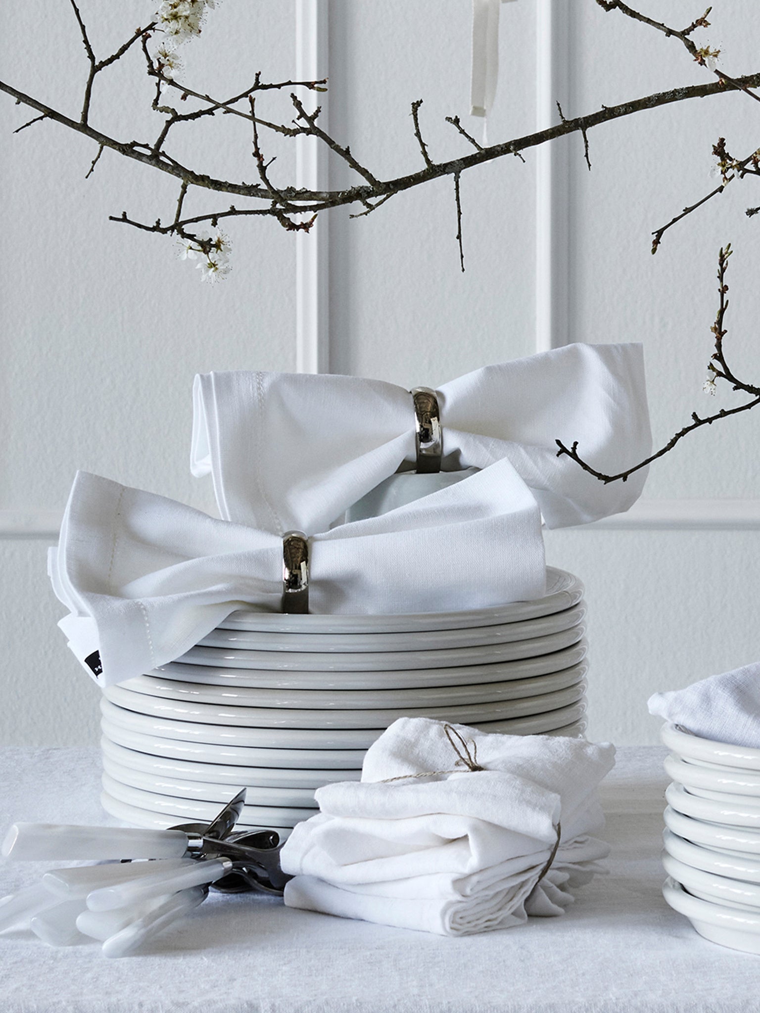 Ebba Servett White 2-pack | HIMLA