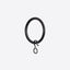 Gardinringar Svart 10-pack | HIMLA
