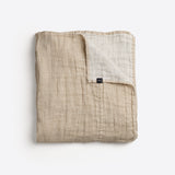 Hannelin Överkast Natural/White | HIMLA