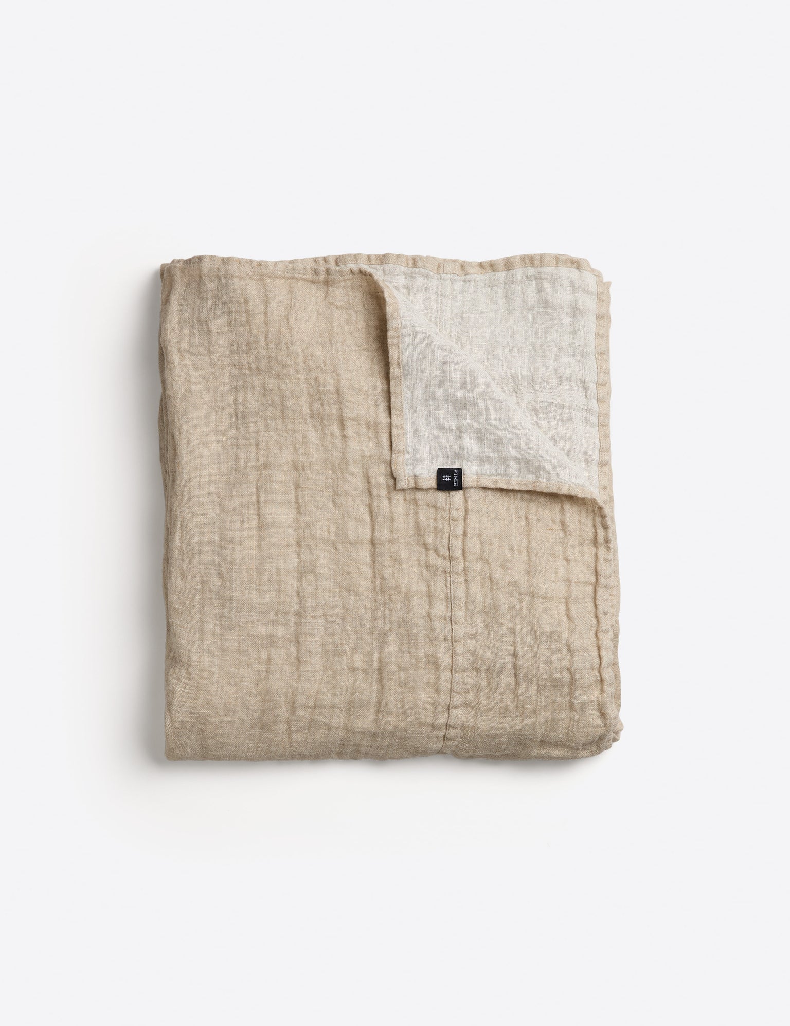 Hannelin Överkast Natural/White | HIMLA