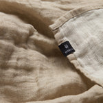 Hannelin Överkast Natural/White | HIMLA