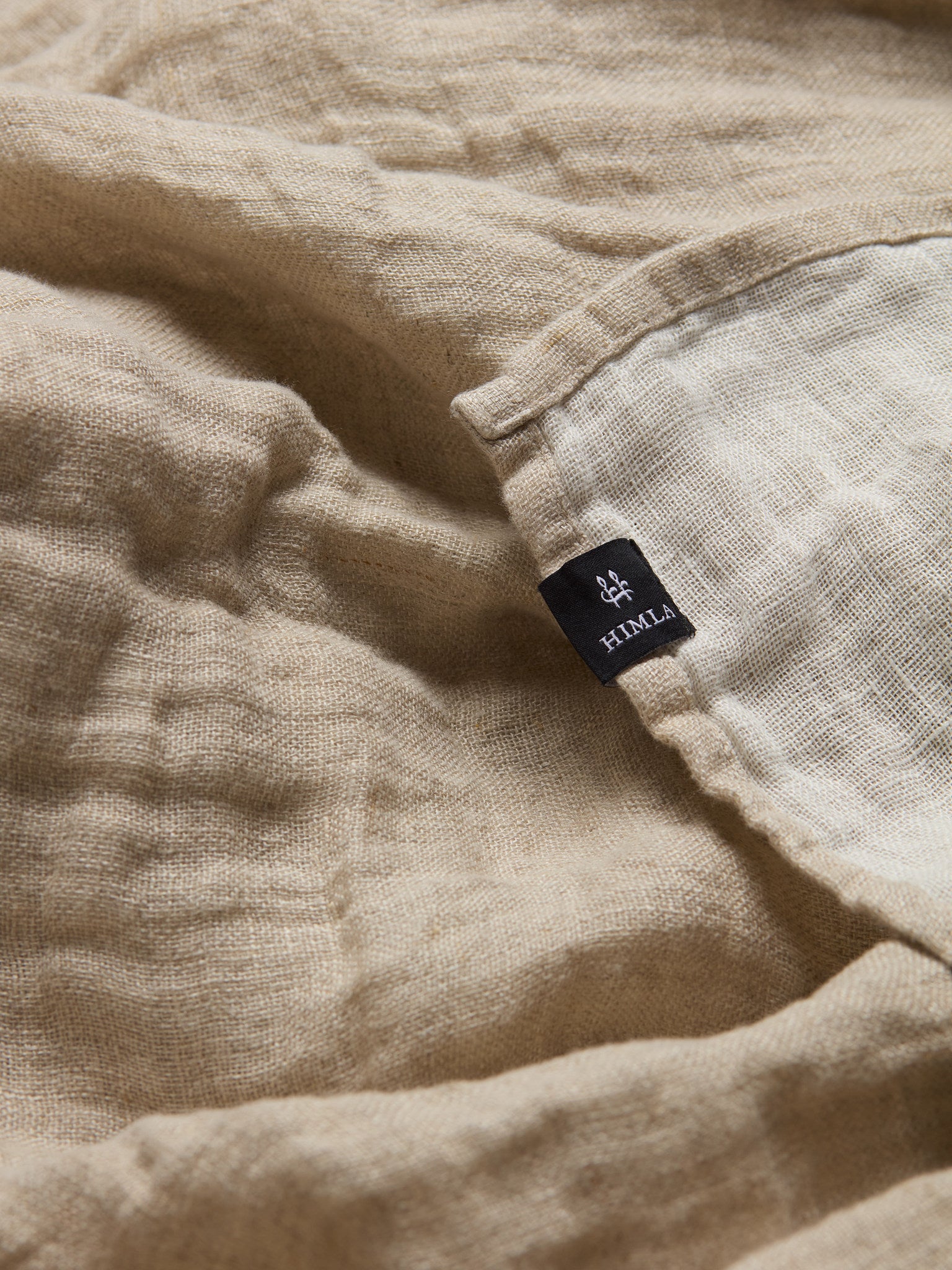 Hannelin Överkast Natural/White | HIMLA