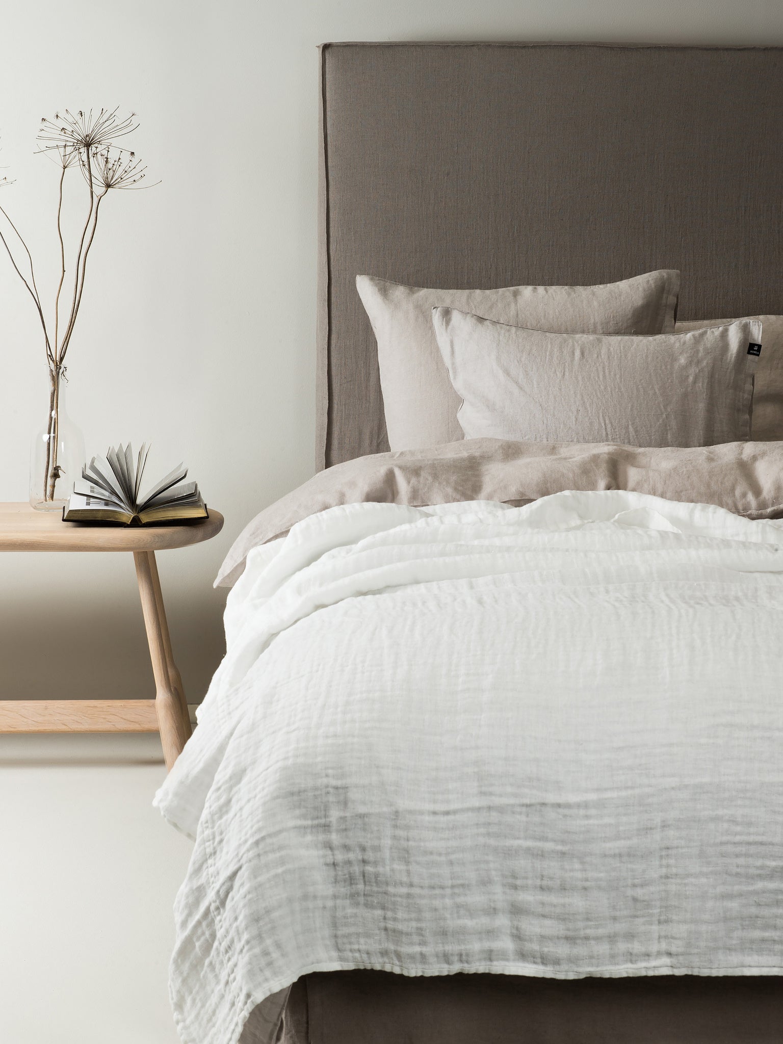 Hannelin Överkast White/White | HIMLA