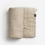 Hannelin Pläd Natural/White | HIMLA