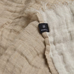 Hannelin Pläd Natural/White | HIMLA
