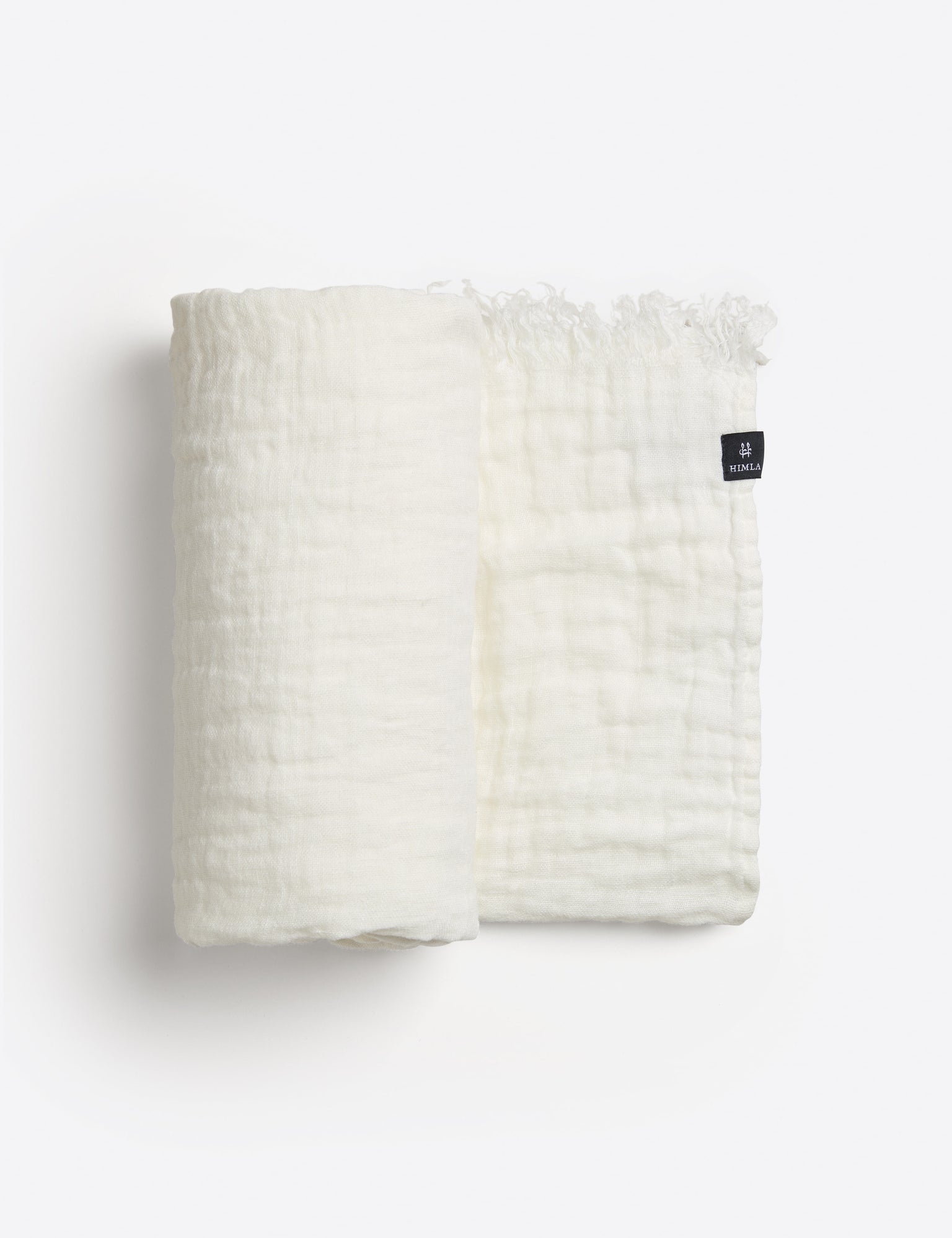 Hannelin Pläd White/White | HIMLA