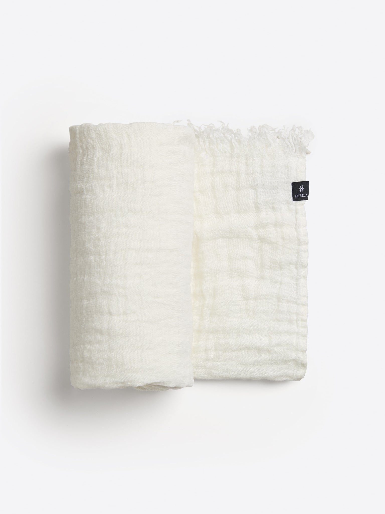 Hannelin Pläd White/White | HIMLA