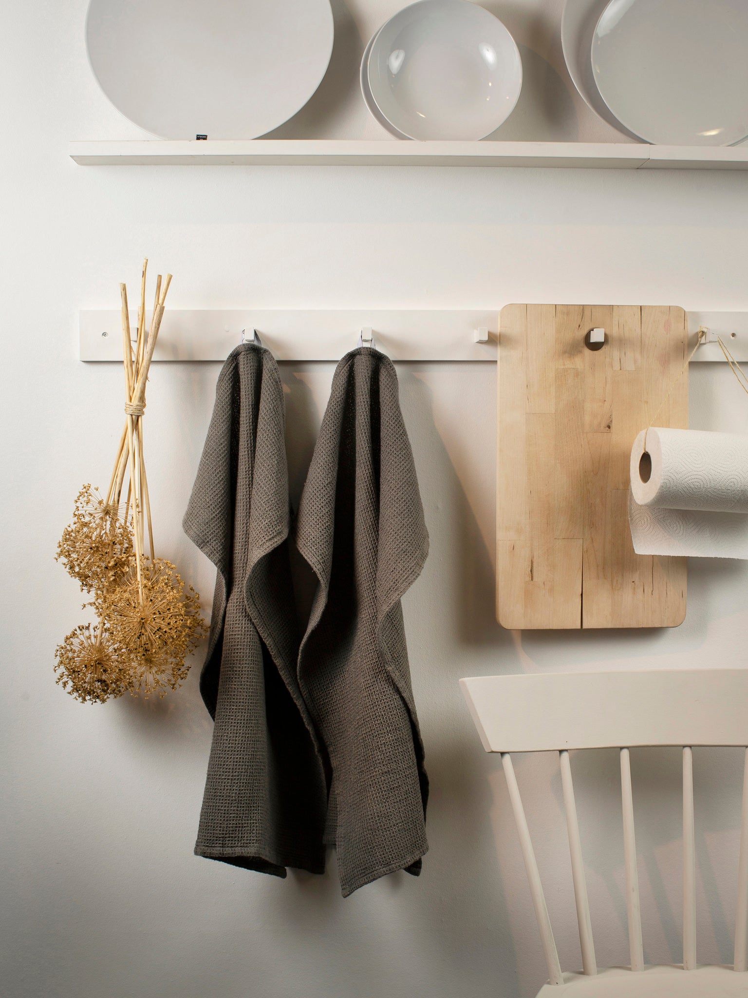 Hetty Kökshandduk Charcoal 2-pack | HIMLA