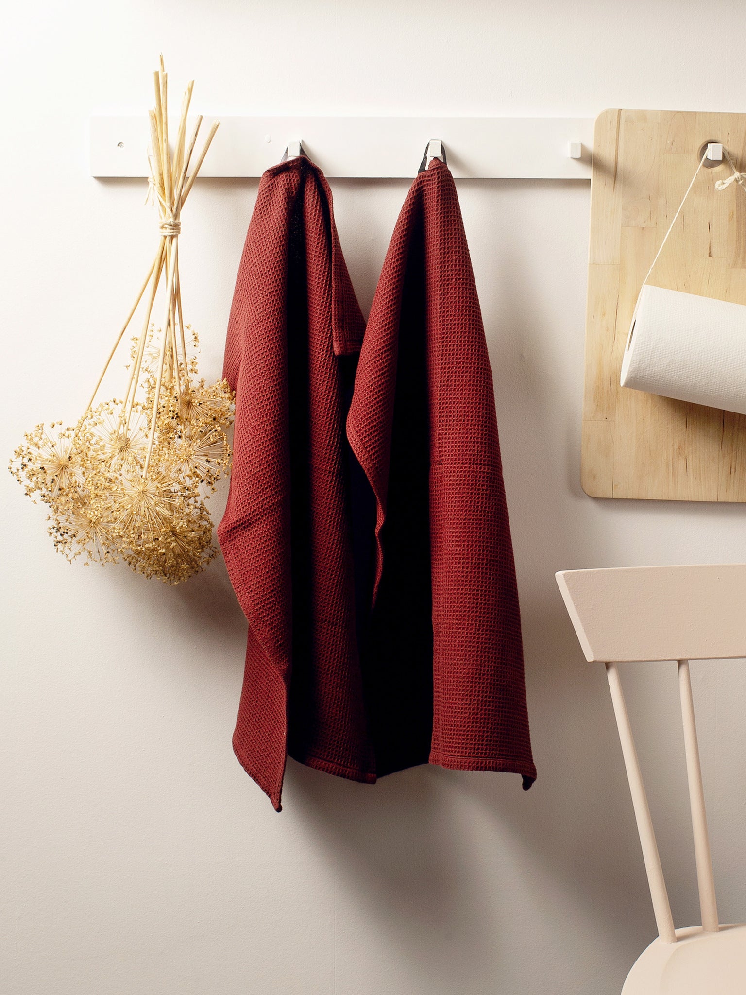 Hetty Kökshandduk Lingonberry 2-pack | HIMLA