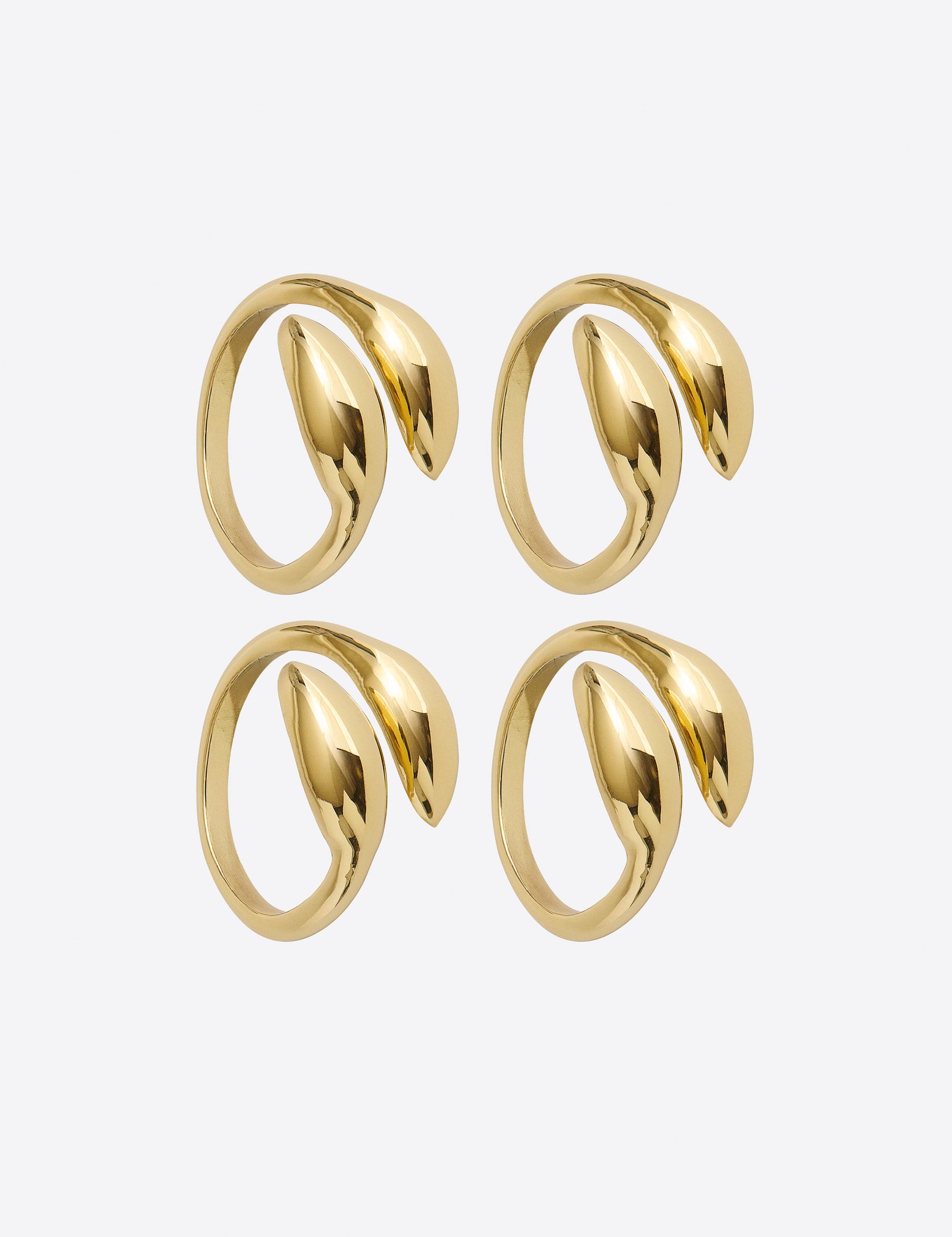 Inverness Servettring Mässing 4-pack | HIMLA