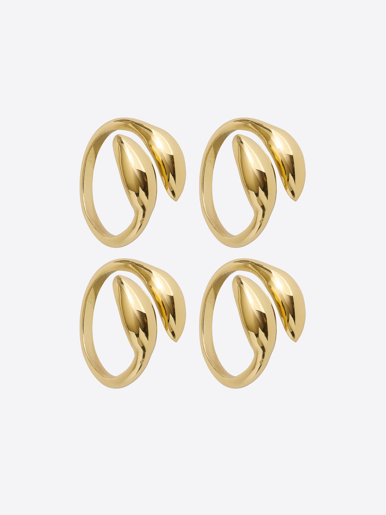 Inverness Servettring Mässing 4-pack | HIMLA
