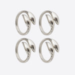 Inverness Servettring Silver 4-pack | HIMLA