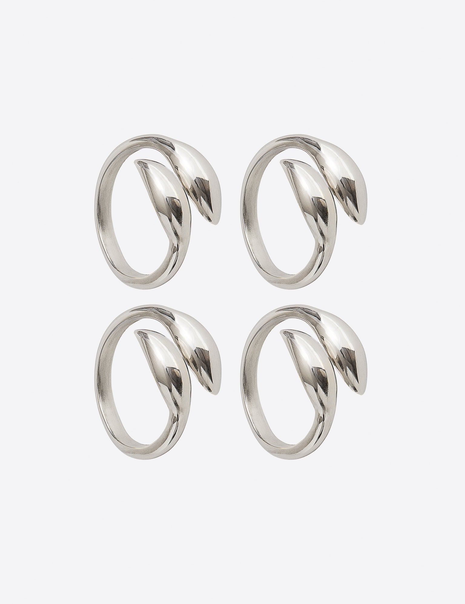 Inverness Servettring Silver 4-pack | HIMLA