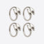 Inverness Servettring Silver 4-pack | HIMLA