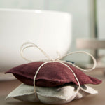 Lavendula Doftkudde Burgundy/Oatmeal | HIMLA
