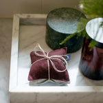 Lavendula Doftkudde Burgundy/Oatmeal | HIMLA