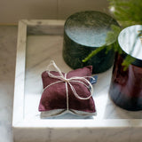 Lavendula Doftkudde Burgundy/Oatmeal | HIMLA