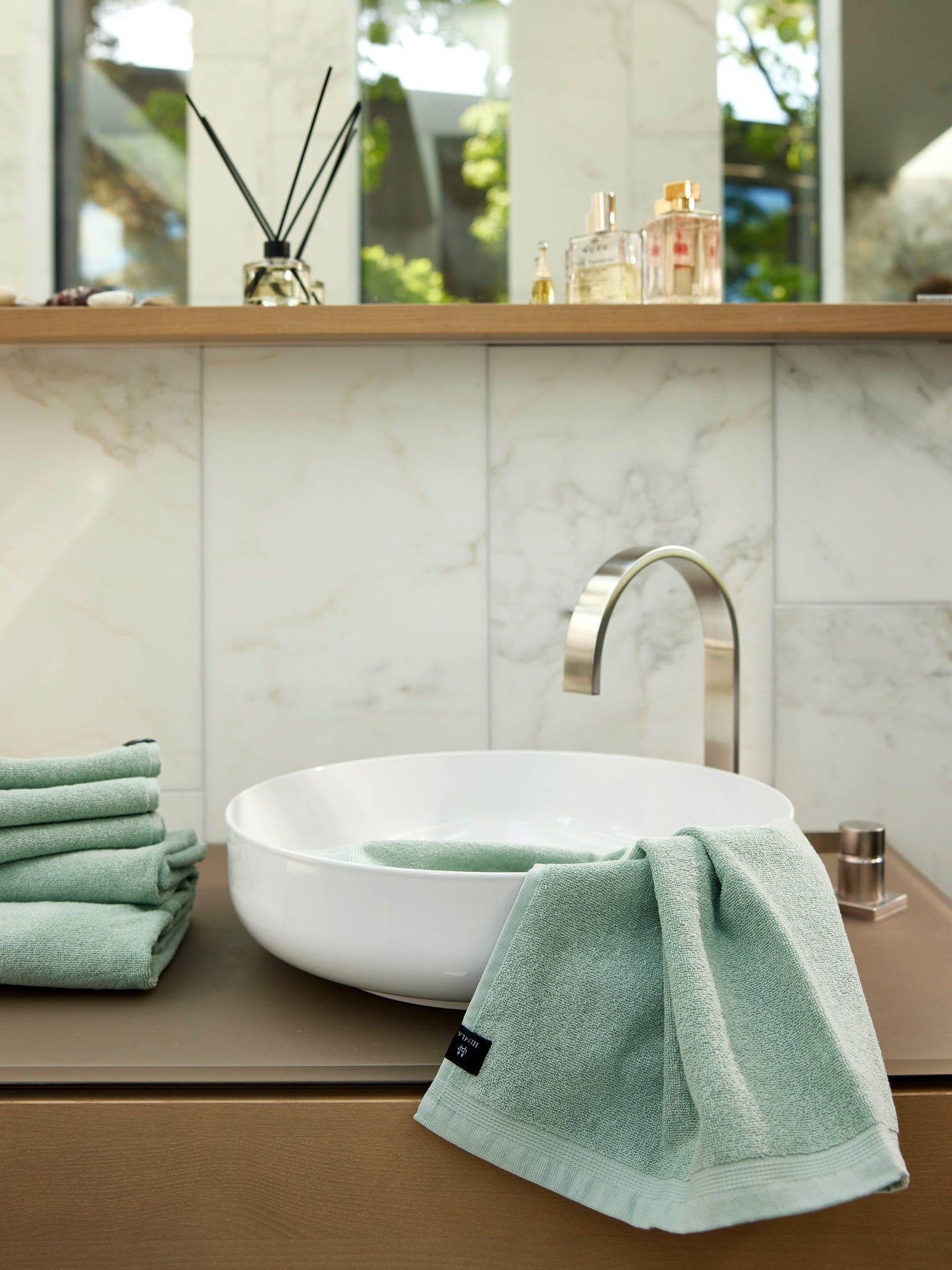 Lina Handduk Aqua | HIMLA