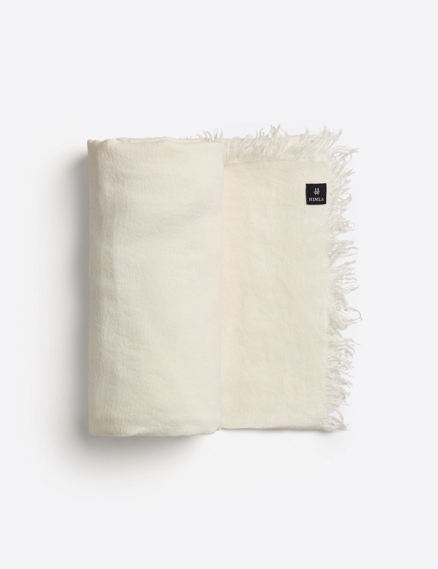 Merlin Pläd Off-white | HIMLA