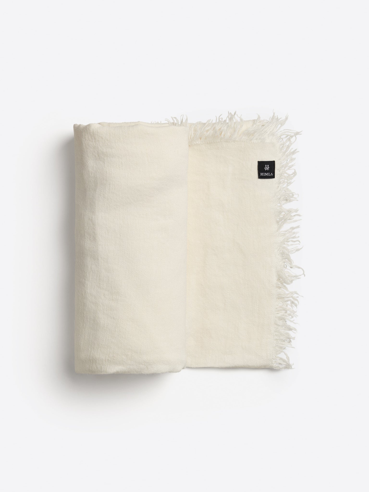 Merlin Pläd Off-white | HIMLA