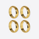 Monaco Servettring Mässing 4-pack | HIMLA