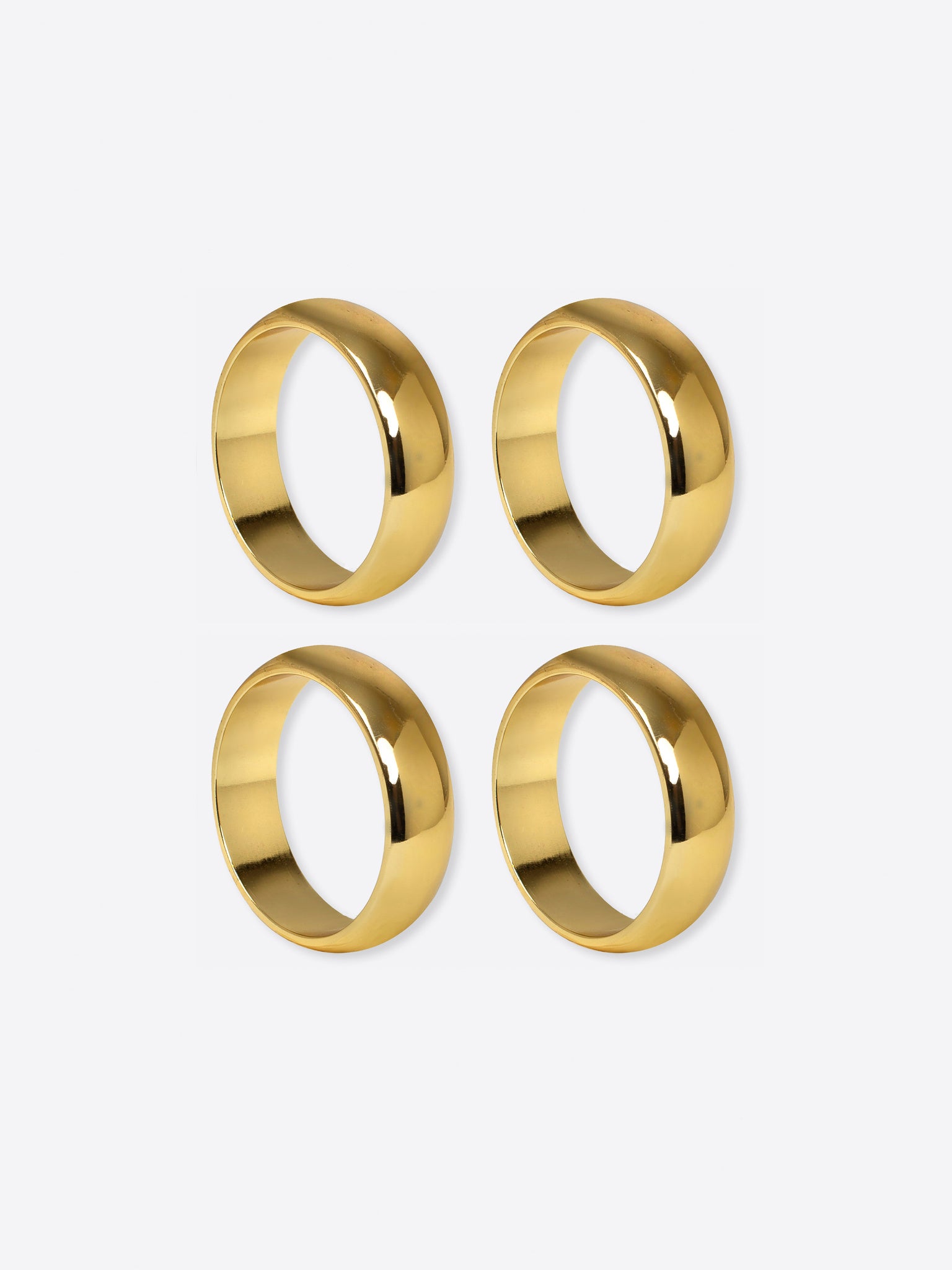 Monaco Servettring Mässing 4-pack | HIMLA