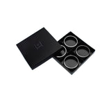 Monaco Servettring Silver 4-pack | HIMLA
