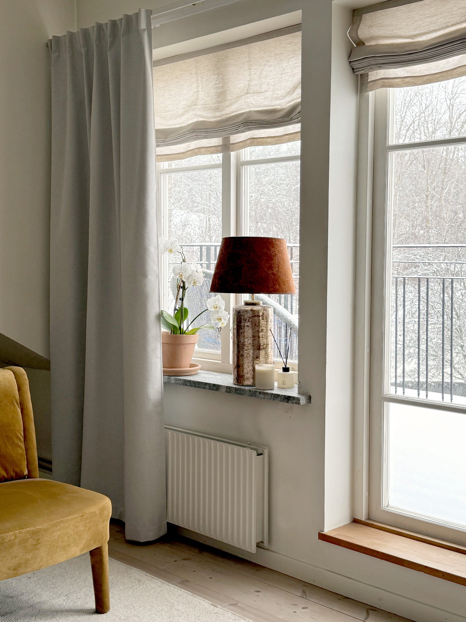 Nightfall Mörkläggningsgardin Light grey | HIMLA