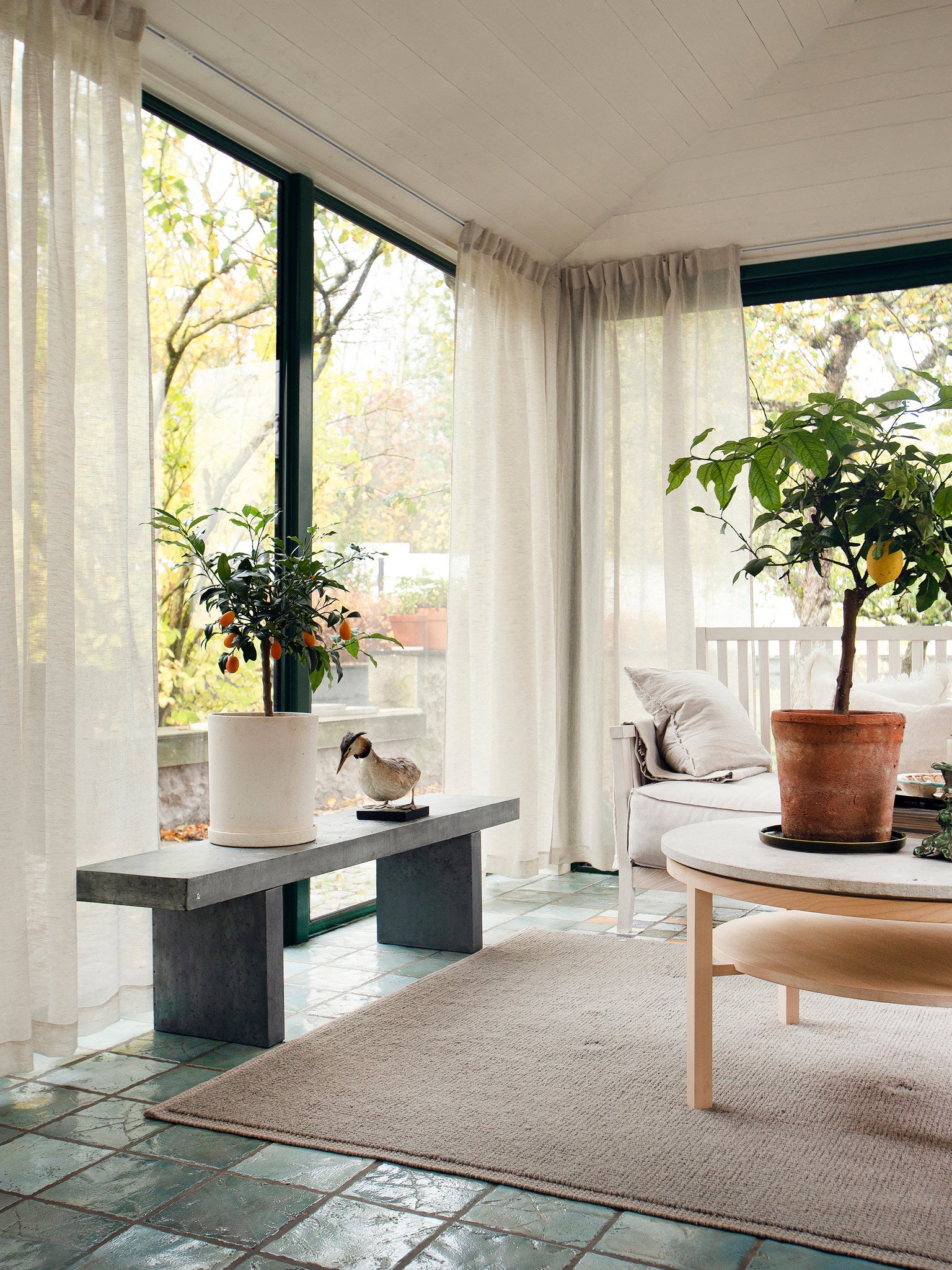 Skylight Måttbeställd Gardin Oatmeal | HIMLA