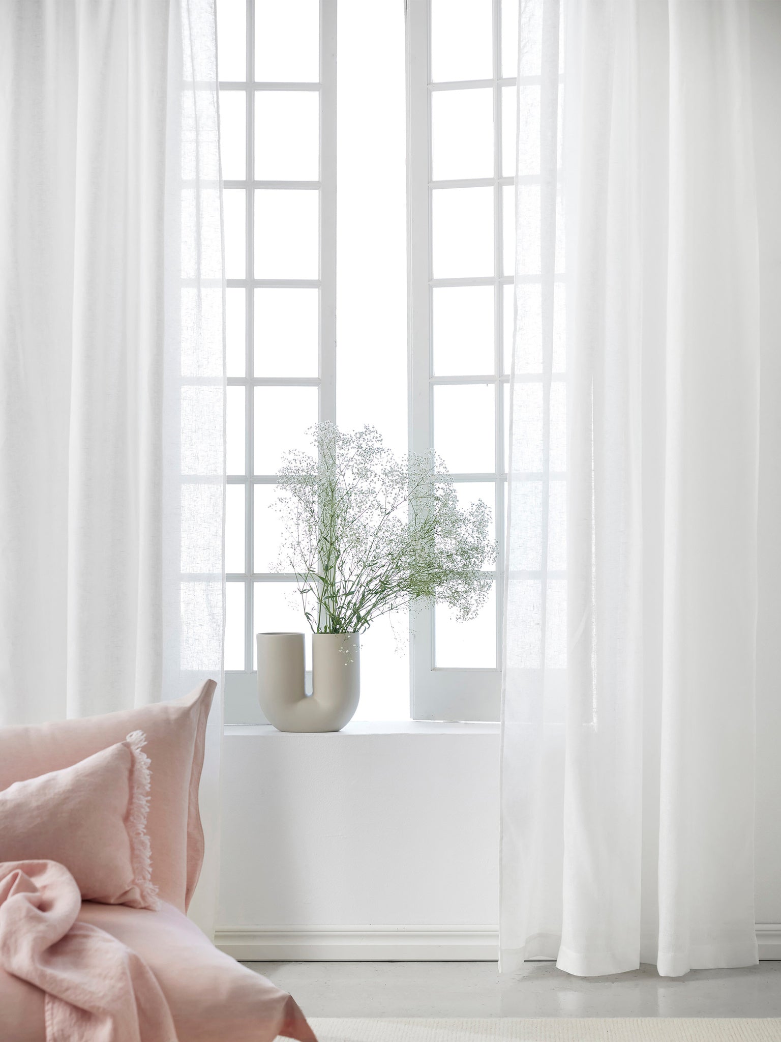 Sunnanvind Gardin White | HIMLA
