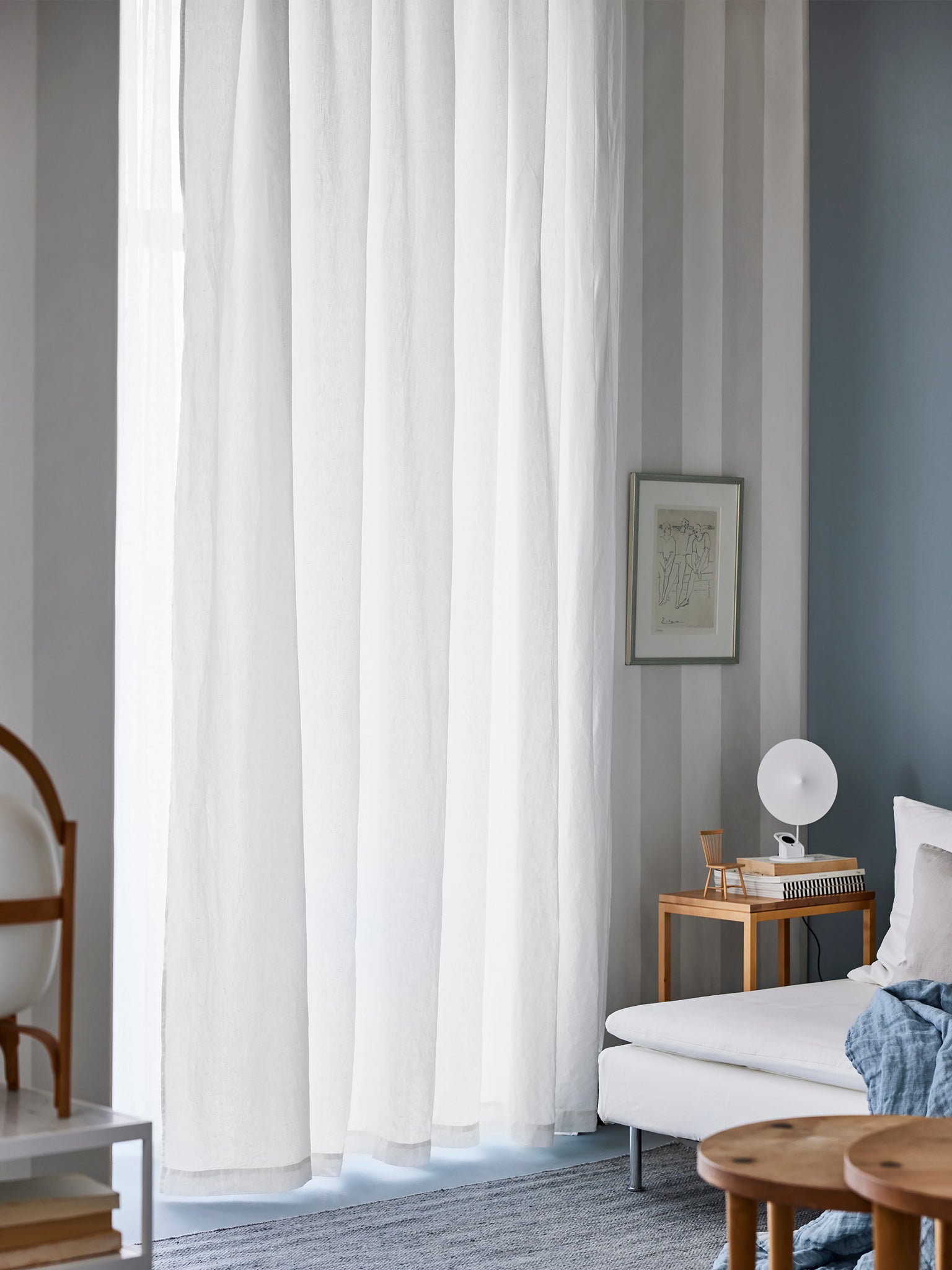 Sunrise Gardin White | HIMLA