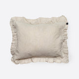Sunrise Frill Örngott Oatmeal | HIMLA