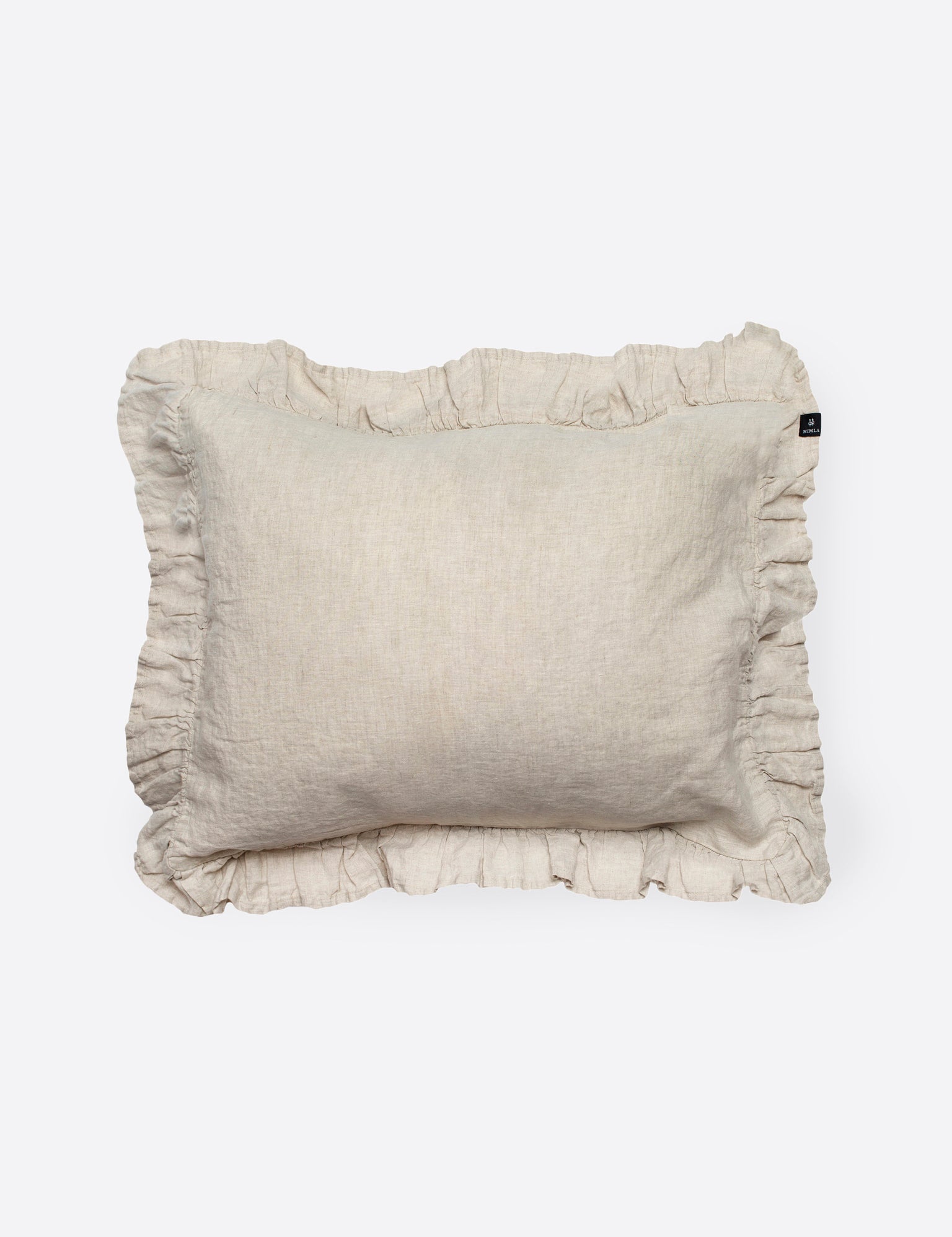 Sunrise Frill Örngott Oatmeal | HIMLA