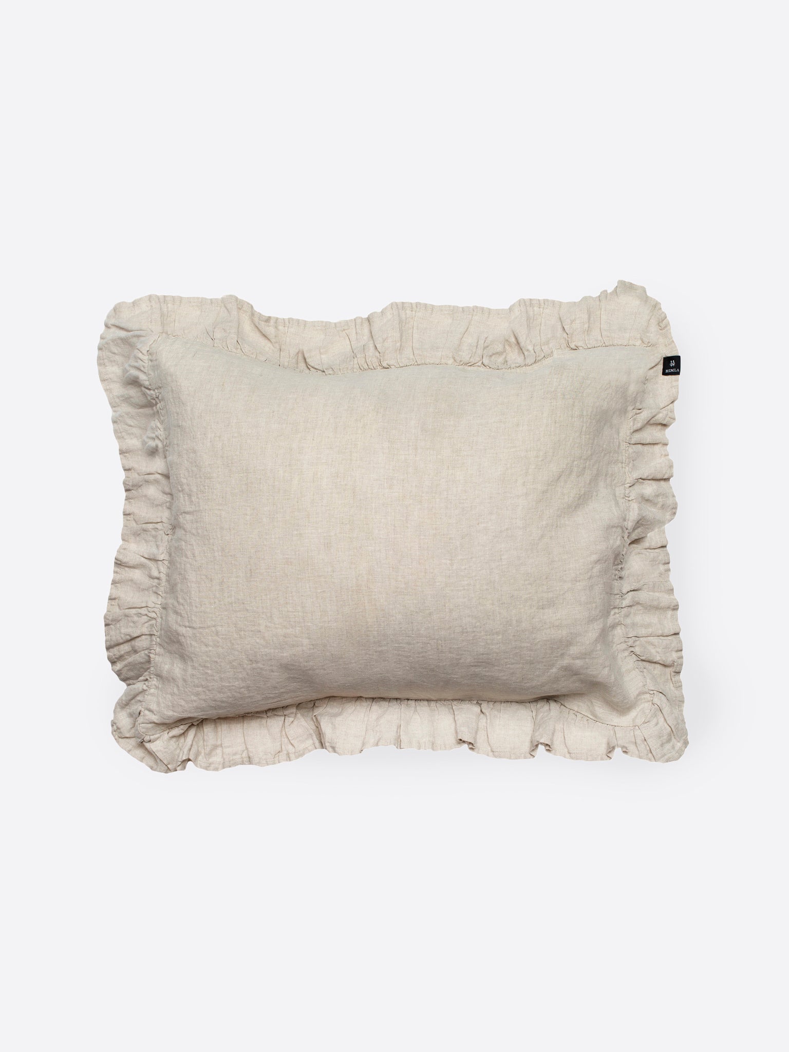 Sunrise Frill Örngott Oatmeal | HIMLA