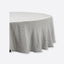Sunrise Rund Linneduk Silver | HIMLA