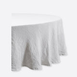 Sunrise Rund Linneduk White | HIMLA
