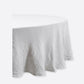 Sunrise Rund Linneduk White | HIMLA