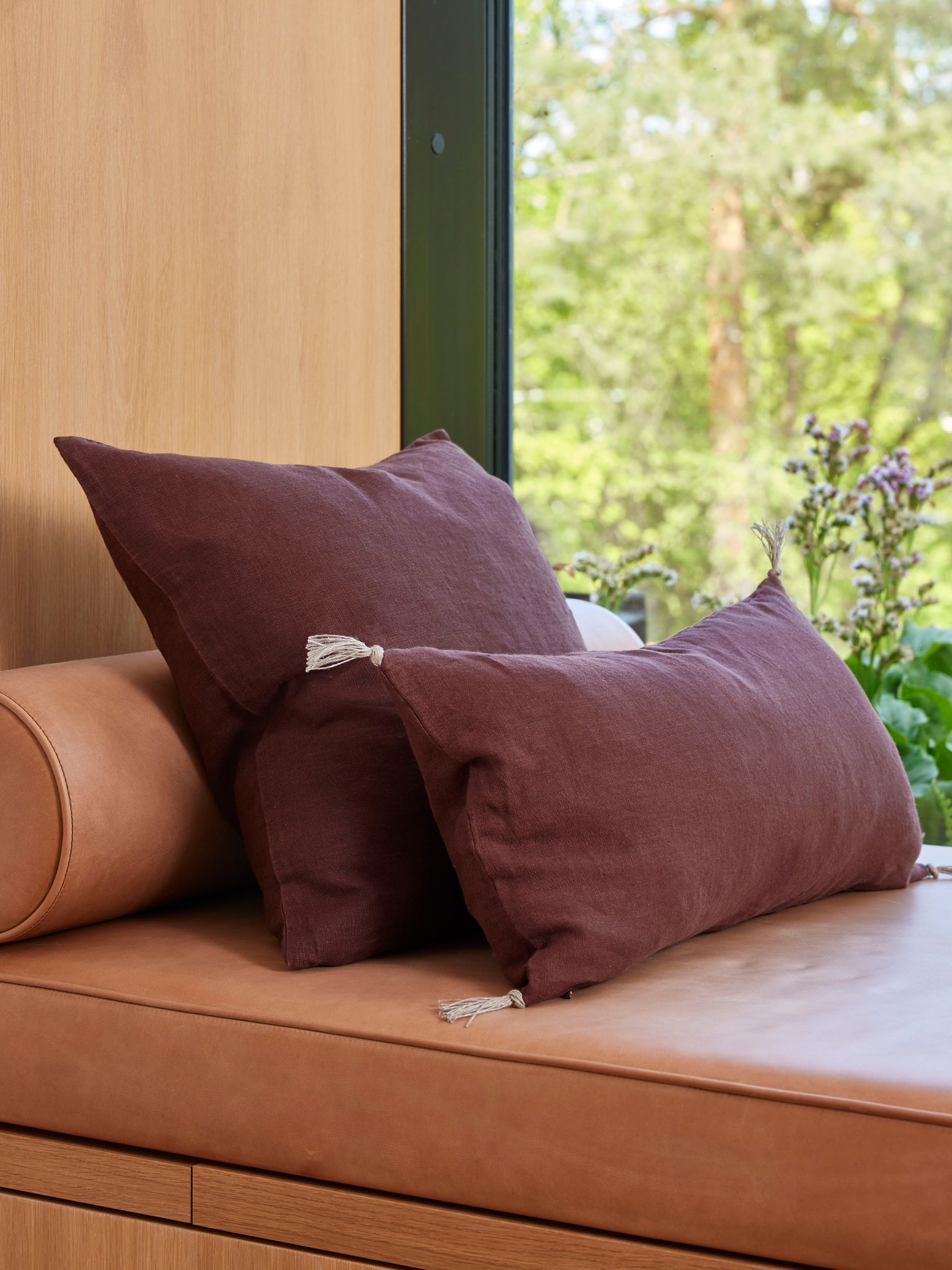 Sunshine Kuddfodral Burgundy 50x50 cm | HIMLA