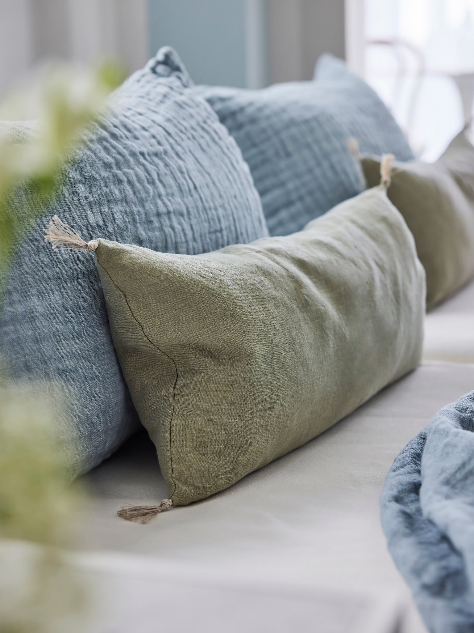 Sunshine Kuddfodral Sage 30x60 cm | HIMLA