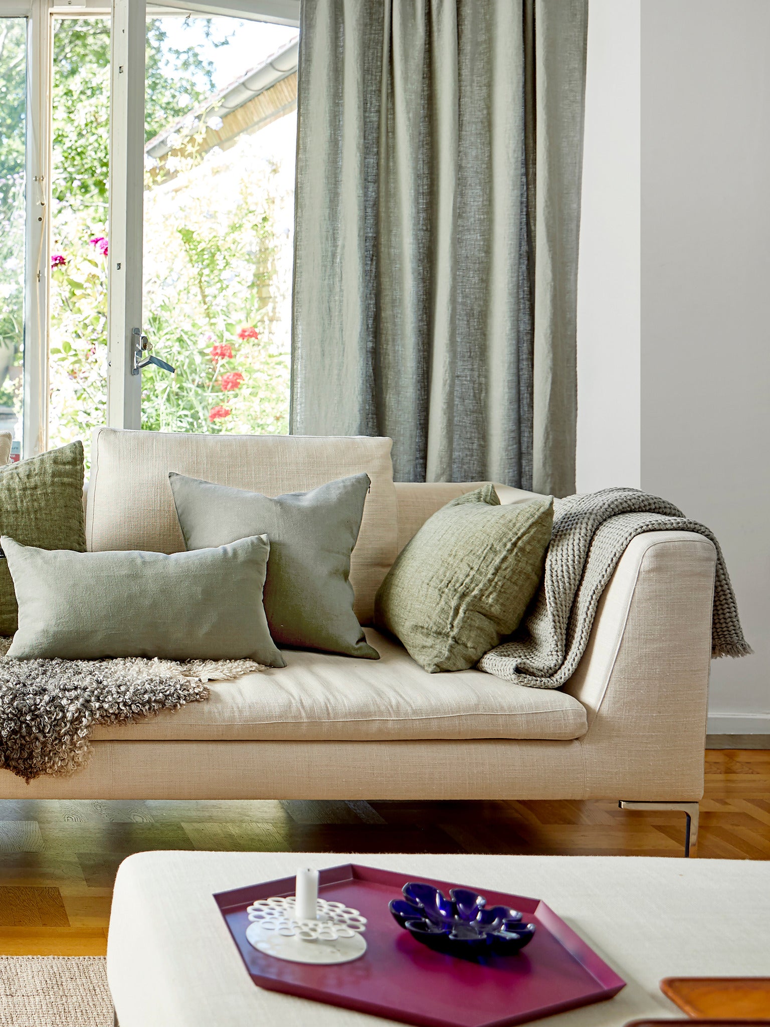 Sunshine Kuddfodral Sage 50x50 cm | HIMLA