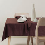 Sunshine Linneduk Burgundy | HIMLA