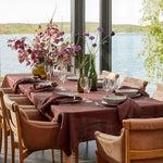 Sunshine Linneduk Burgundy | HIMLA