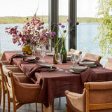 Sunshine Linneduk Burgundy | HIMLA