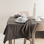 Sunshine Linneduk Charcoal | HIMLA