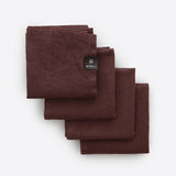 Sunshine Linneservett Burgundy 4-pack | HIMLA