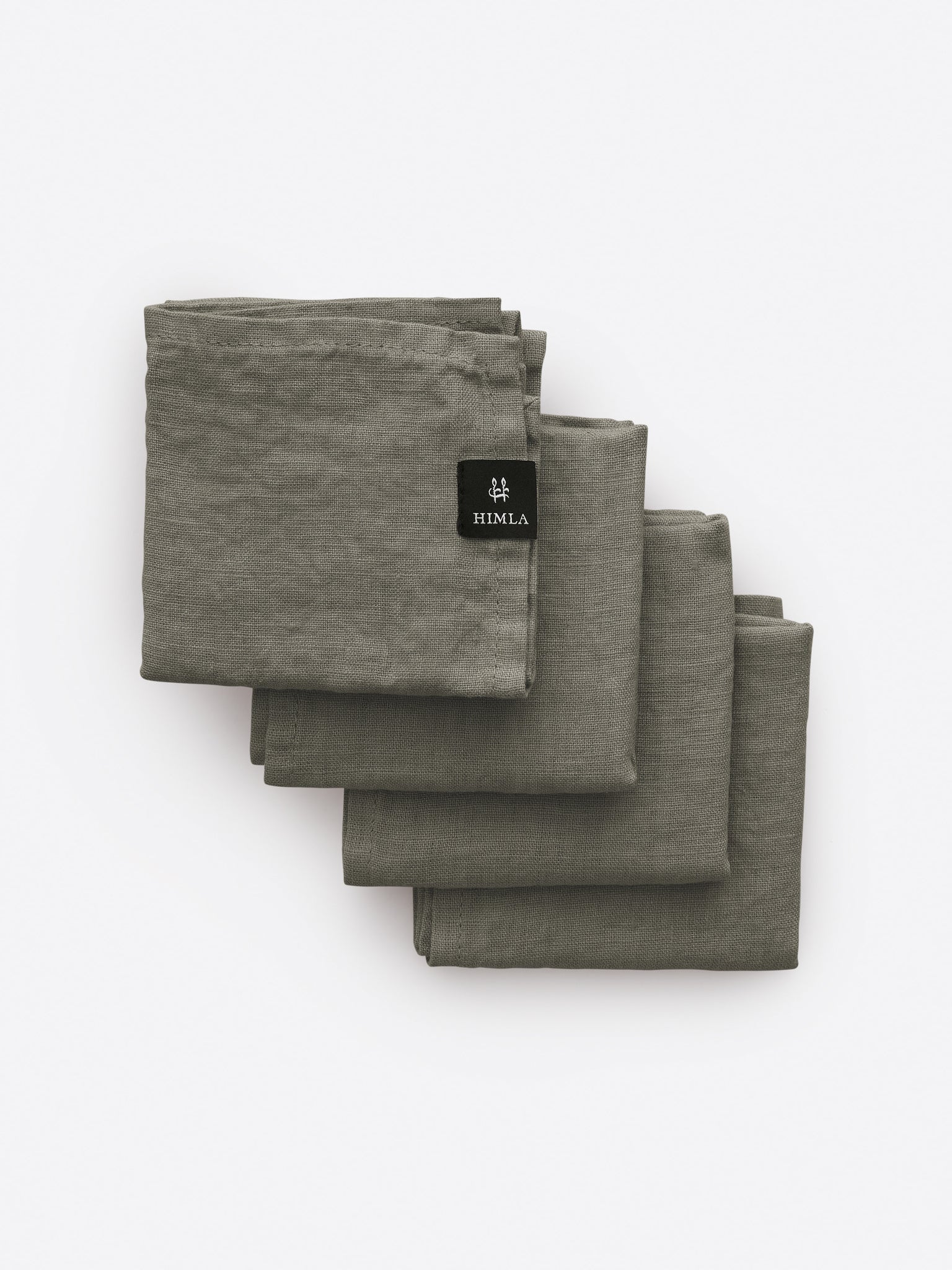 Sunshine Linneservett Charcoal 4-pack | HIMLA