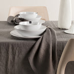 Sunshine Linneservett Charcoal 4-pack | HIMLA