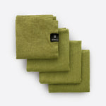 Sunshine Linneservett Greenery 4-pack | HIMLA